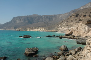 Stunning landscape in Salalah, Oman.  Met stunning husband in Oman, too.